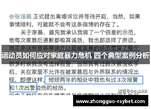 运动员如何应对家庭暴力危机 四个典型案例分析